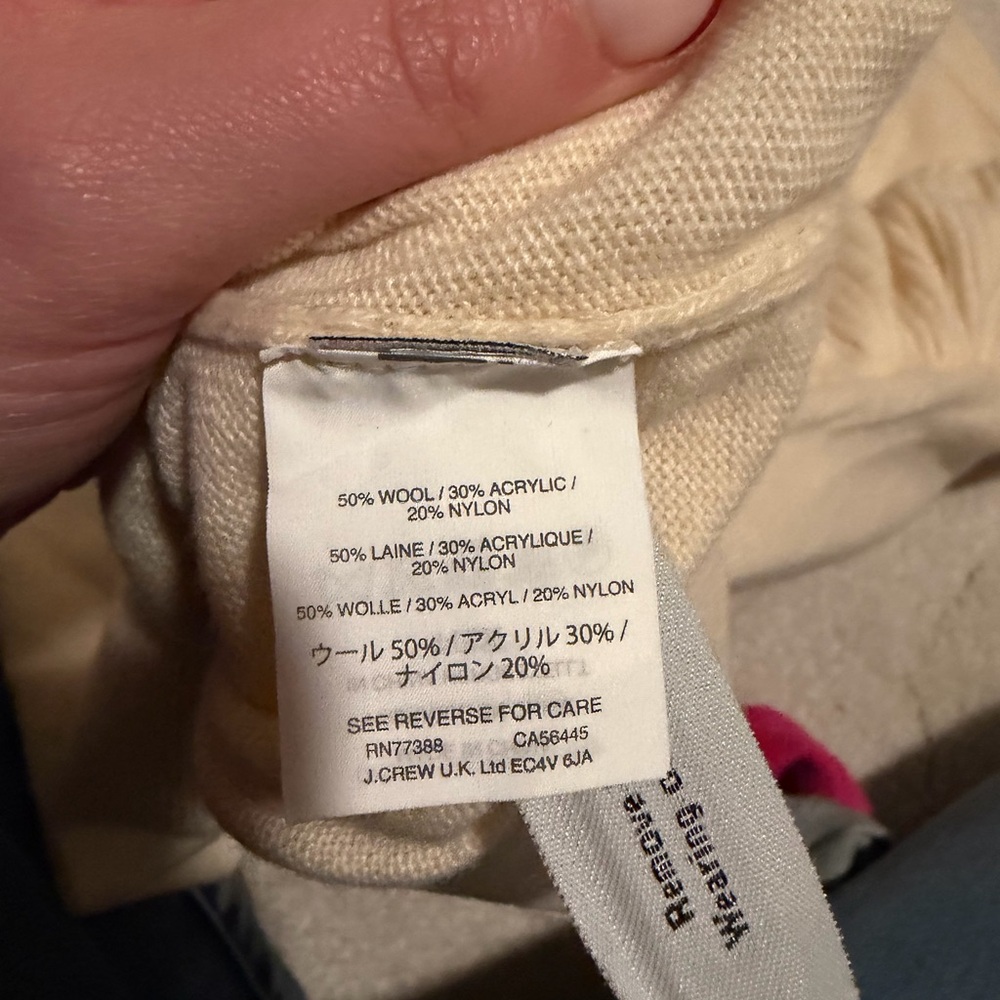 J crew Ruffle Sweater - Picture 3 of 3
